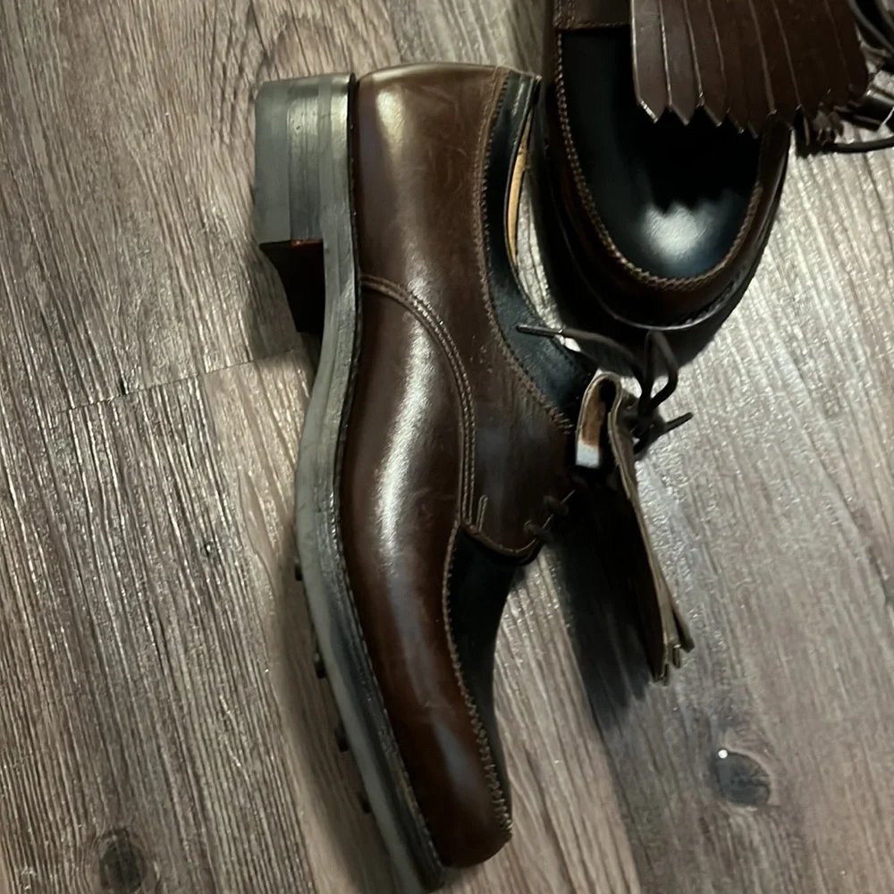Ralph Lauren bench made golf shoes never worn - Picture 2 of 6